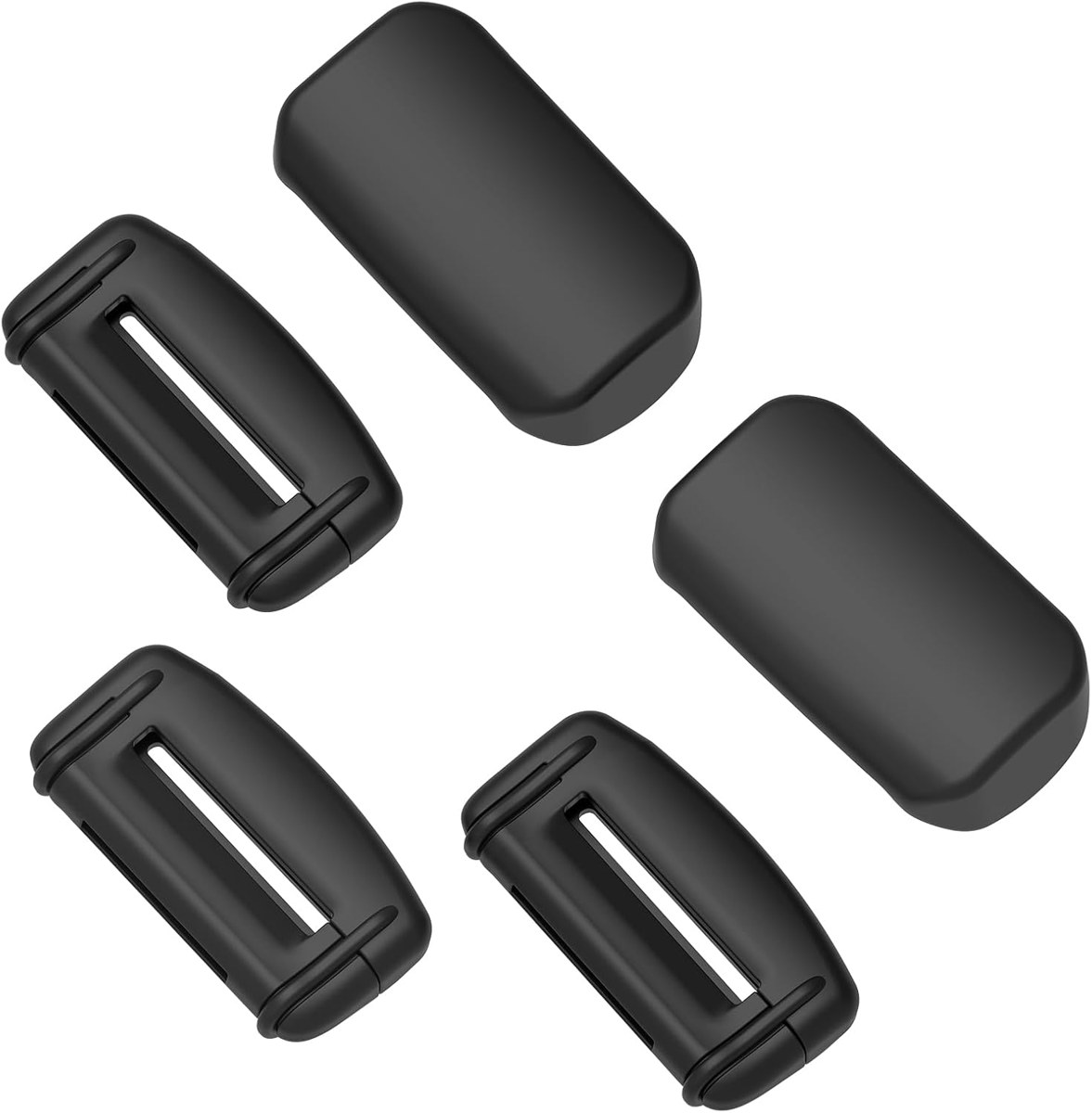 YONZEE Silicone Seat Belt Buckle Covers, 5-Pack